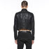 JULIUS 917BLM9-C Black / Corset Denim Jacket